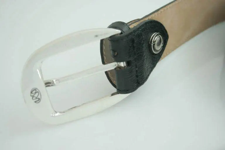 Belt buckle in sterling silver