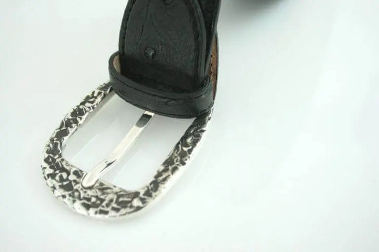 Belt buckle in sterling silver