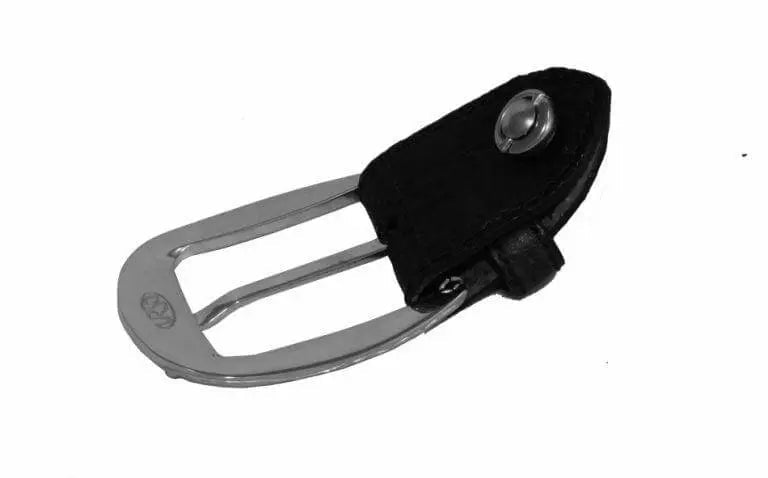 Belt buckle in sterling silver