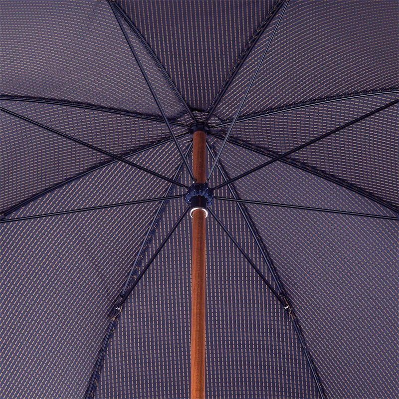 Bespoke Umbrella Yellow Leather Handle - Umbrella