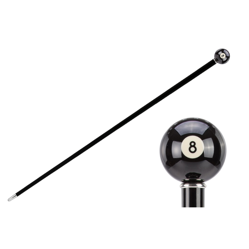 Billiard Pool 8-Ball Cane - Canes