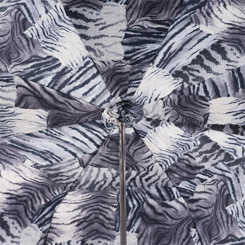 Black and White Animalier Umbrella Double Cloth - Umbrella