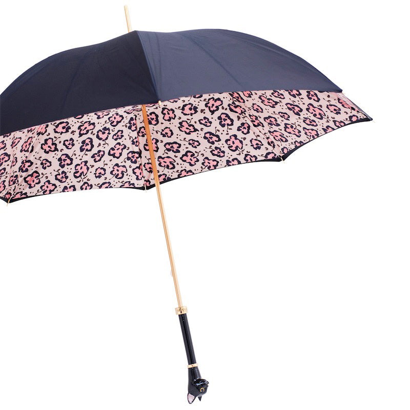 Black Cat Umbrella and Animalier Print - Umbrella