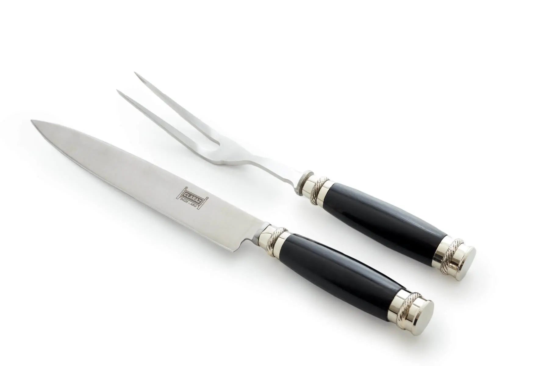 stainless steel blade and fork