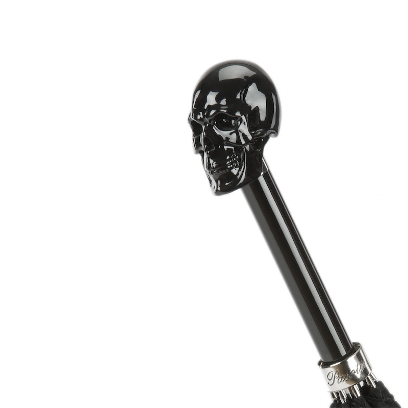 Black Skull Umbrella - Umbrella