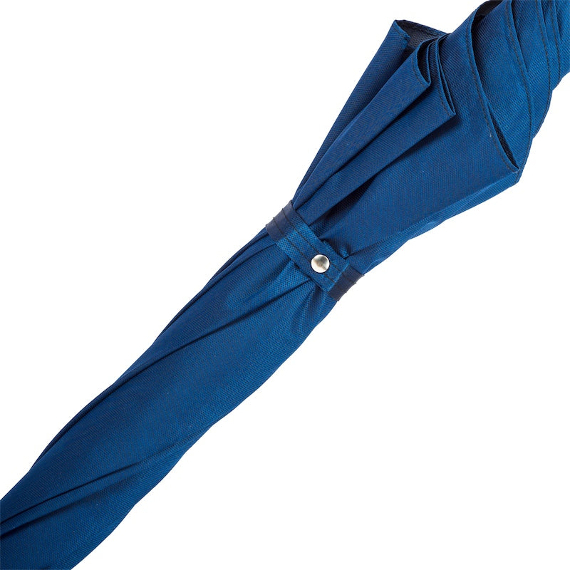 Blue Umbrella Silver Greyhound Handle - Umbrella