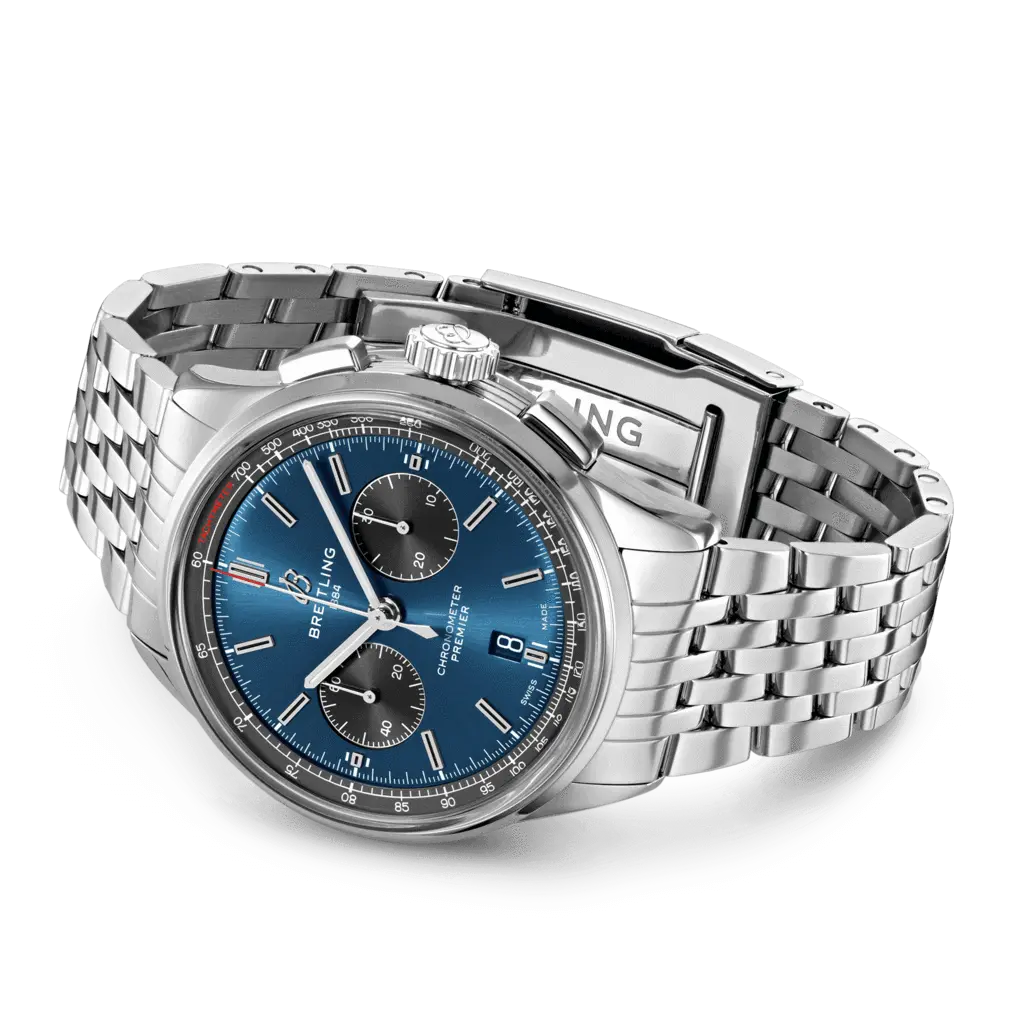 Stainless Steel SS Bracelet with Sapphire glass wristwatch