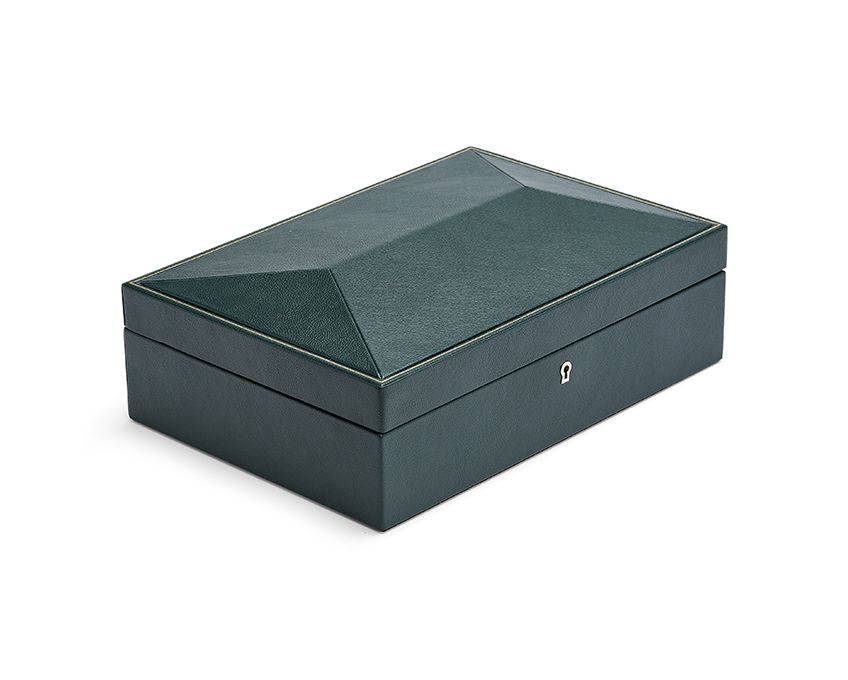 BRITISH RACING 10 PIECE WATCH BOX BLACK