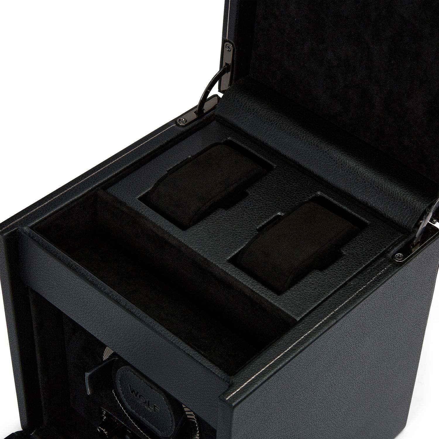 BRITISH RACING SINGLE WATCH WINDER WITH STORAGE GREEN