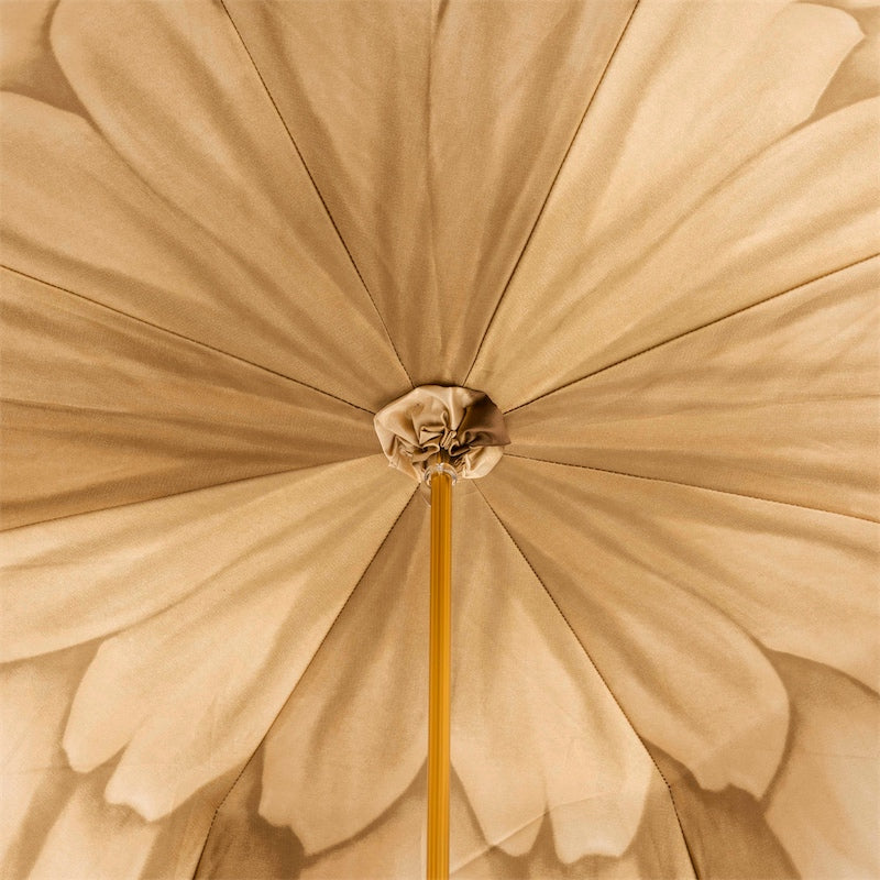 Brown Dahlia Umbrella Double Cloth - Umbrella