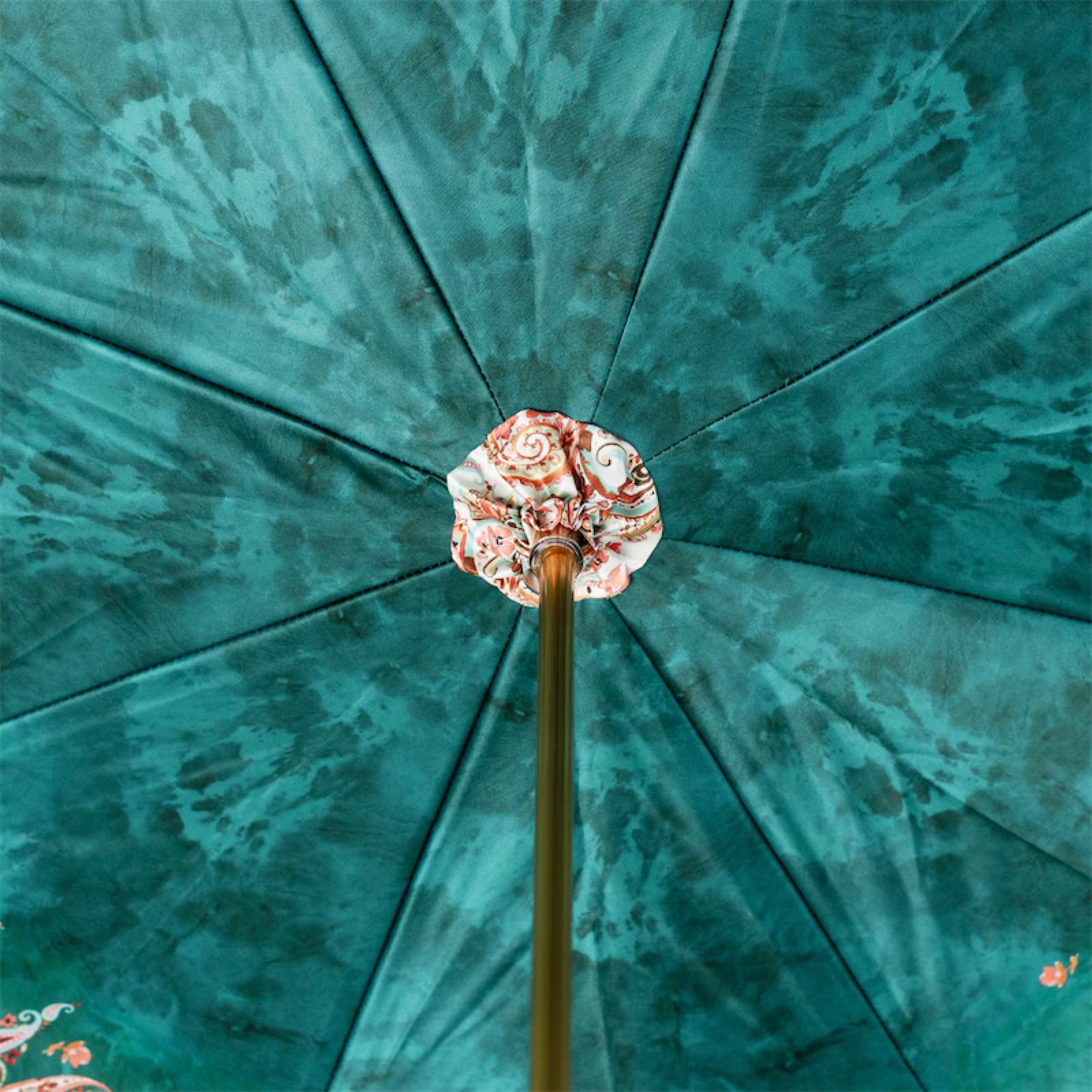 Burgundy Paisley Umbrella - Umbrella
