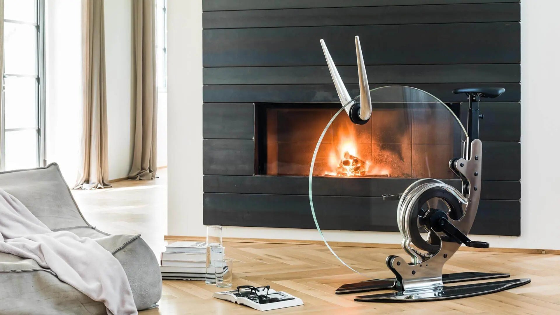 Ciclotte Teckell The only design exercise bike made by crystal