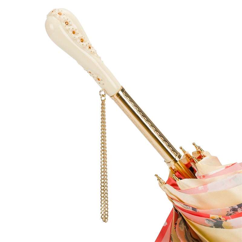 Flowered Vintage Umbrella Double Cloth - Umbrella