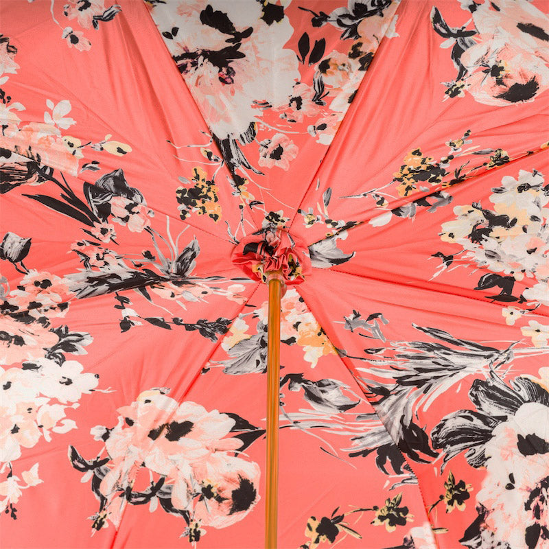 Flowered Vintage Umbrella Double Cloth - Umbrella