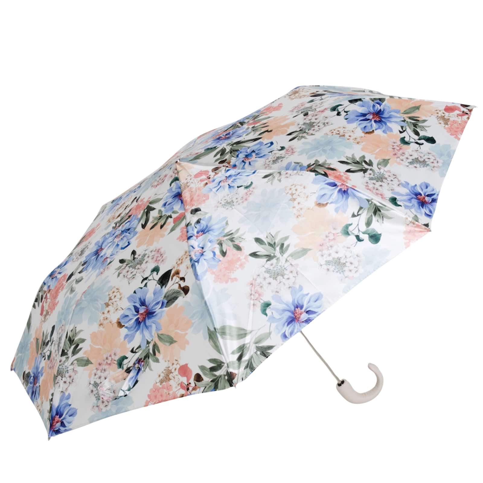 Folding Umbrella with Flowers