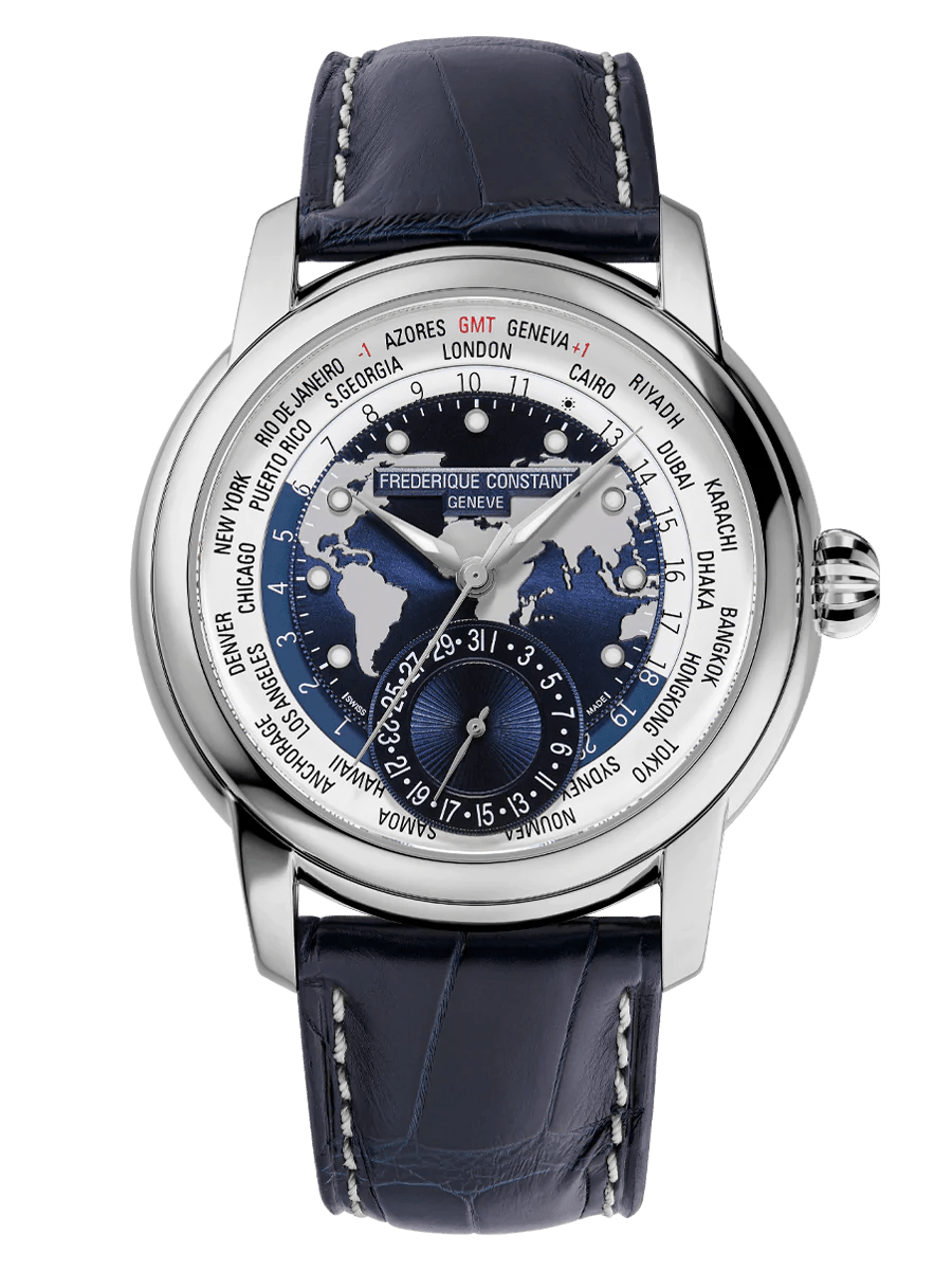 FREDERIQUE CONSTANT CLASSICS WORLDTIMER | FC-718NWWM4H6 Wonders of Luxury - Frederique Constant