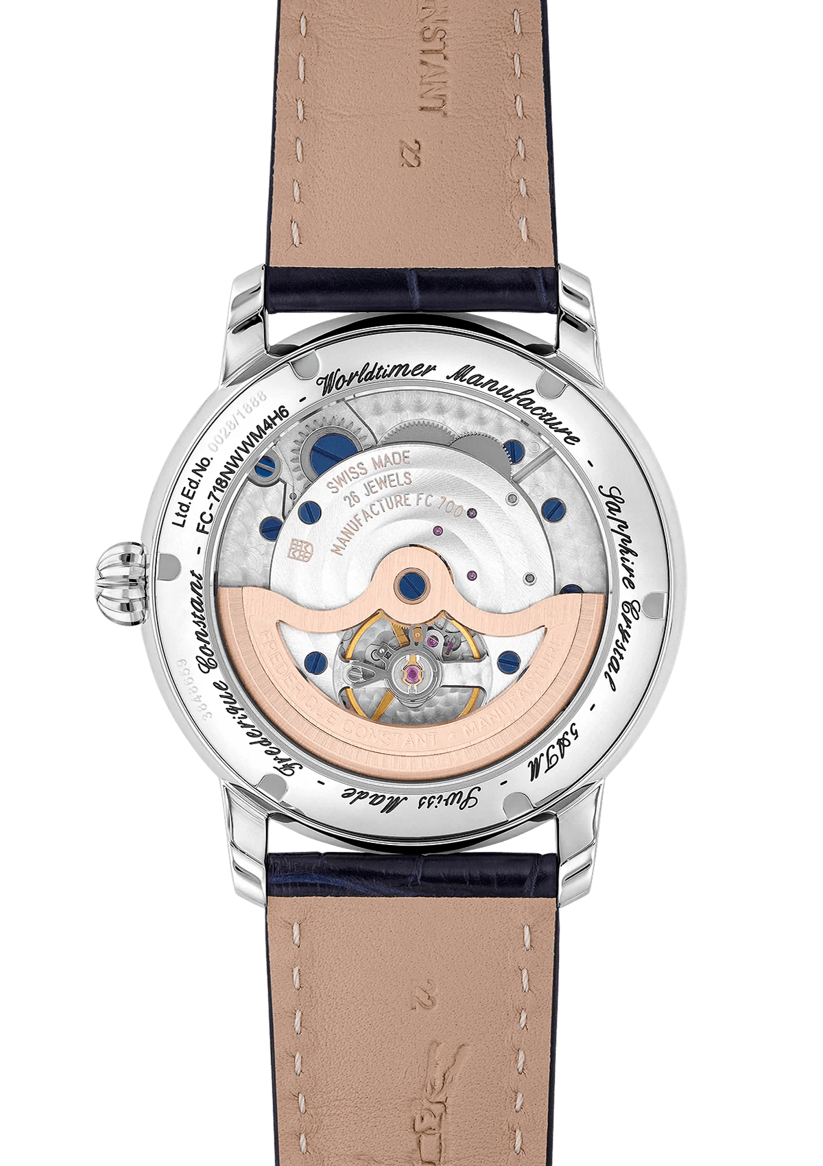 FREDERIQUE CONSTANT CLASSICS WORLDTIMER | FC-718NWWM4H6 Wonders of Luxury - Frederique Constant