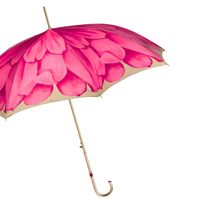 Fuchsia Dahlia Umbrella - Umbrella