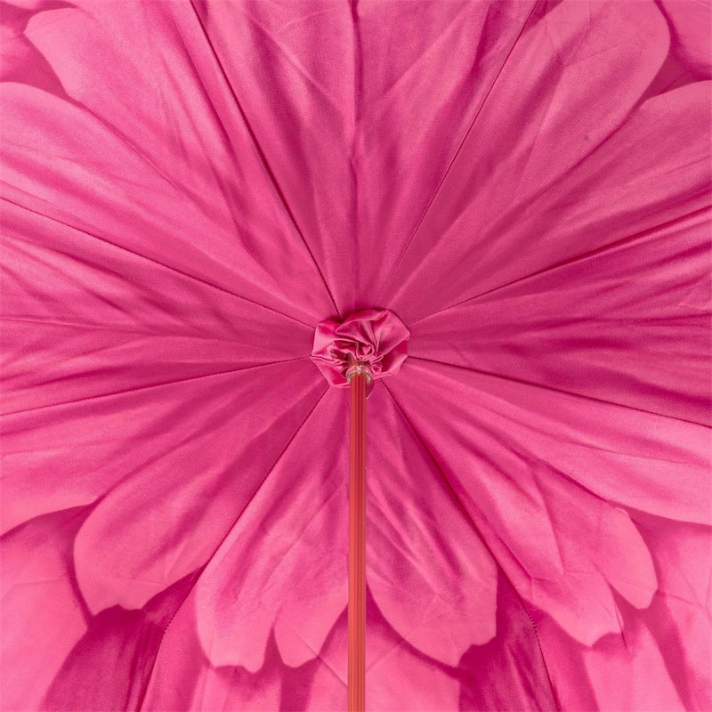 Fuchsia Dahlia Umbrella Double Cloth - Umbrella