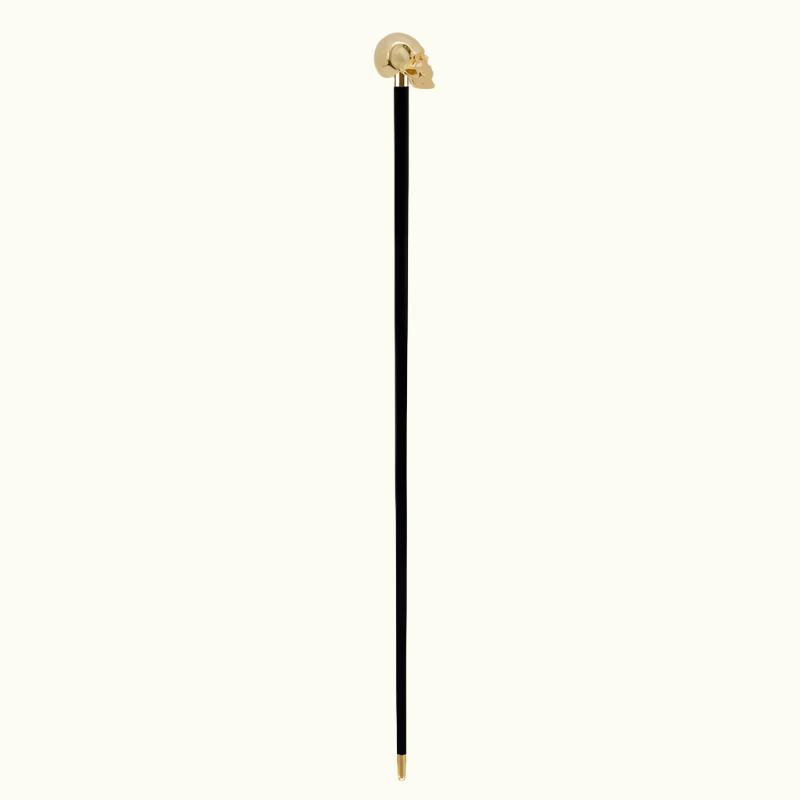Gold Skull Cane - Canes