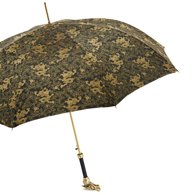 Golden Dragon Umbrella - Umbrella