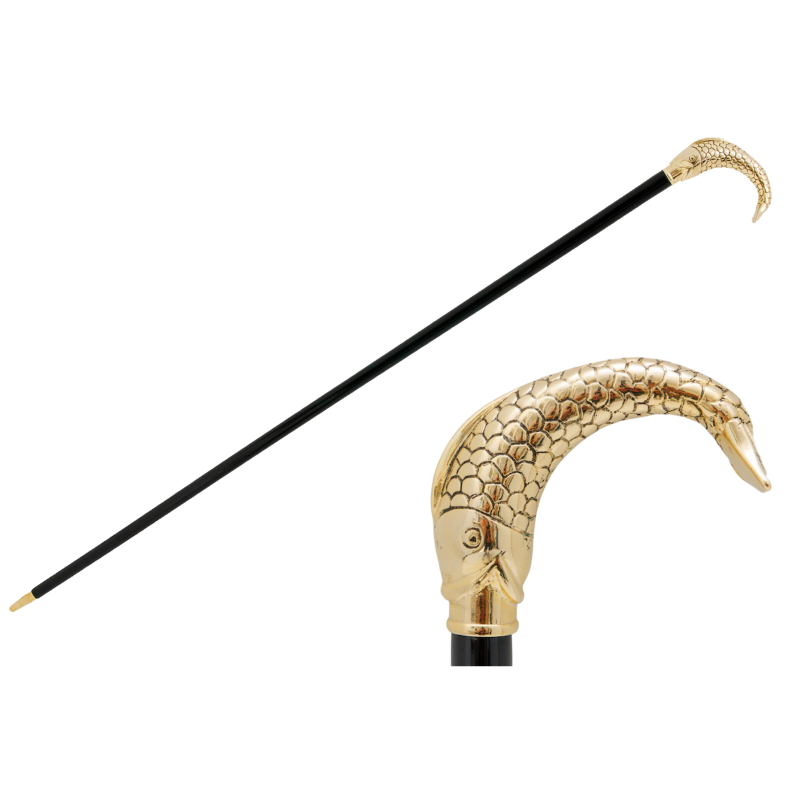 Golden Fish Cane - Canes