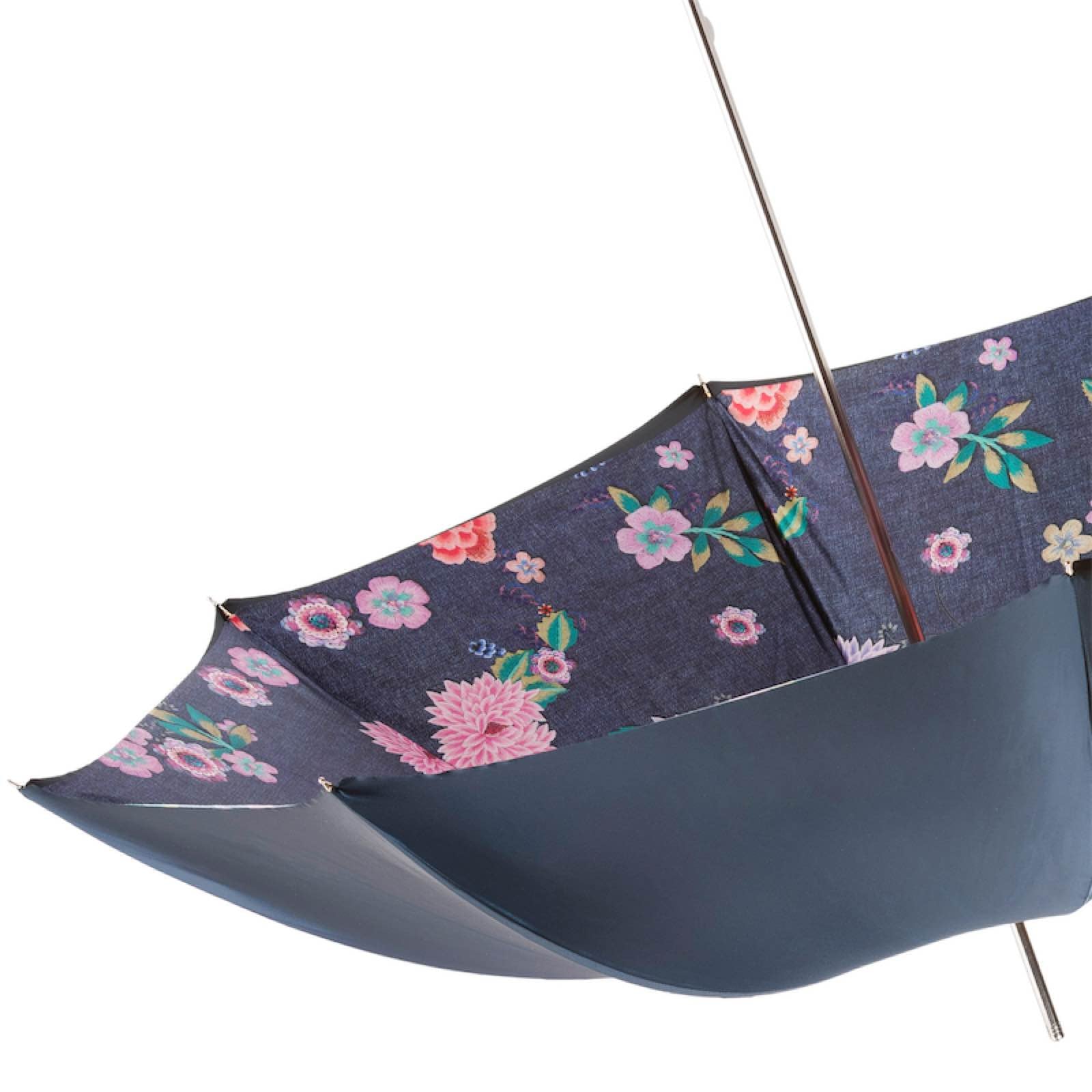 Jeans and Flowers Print Umbrella - Umbrella