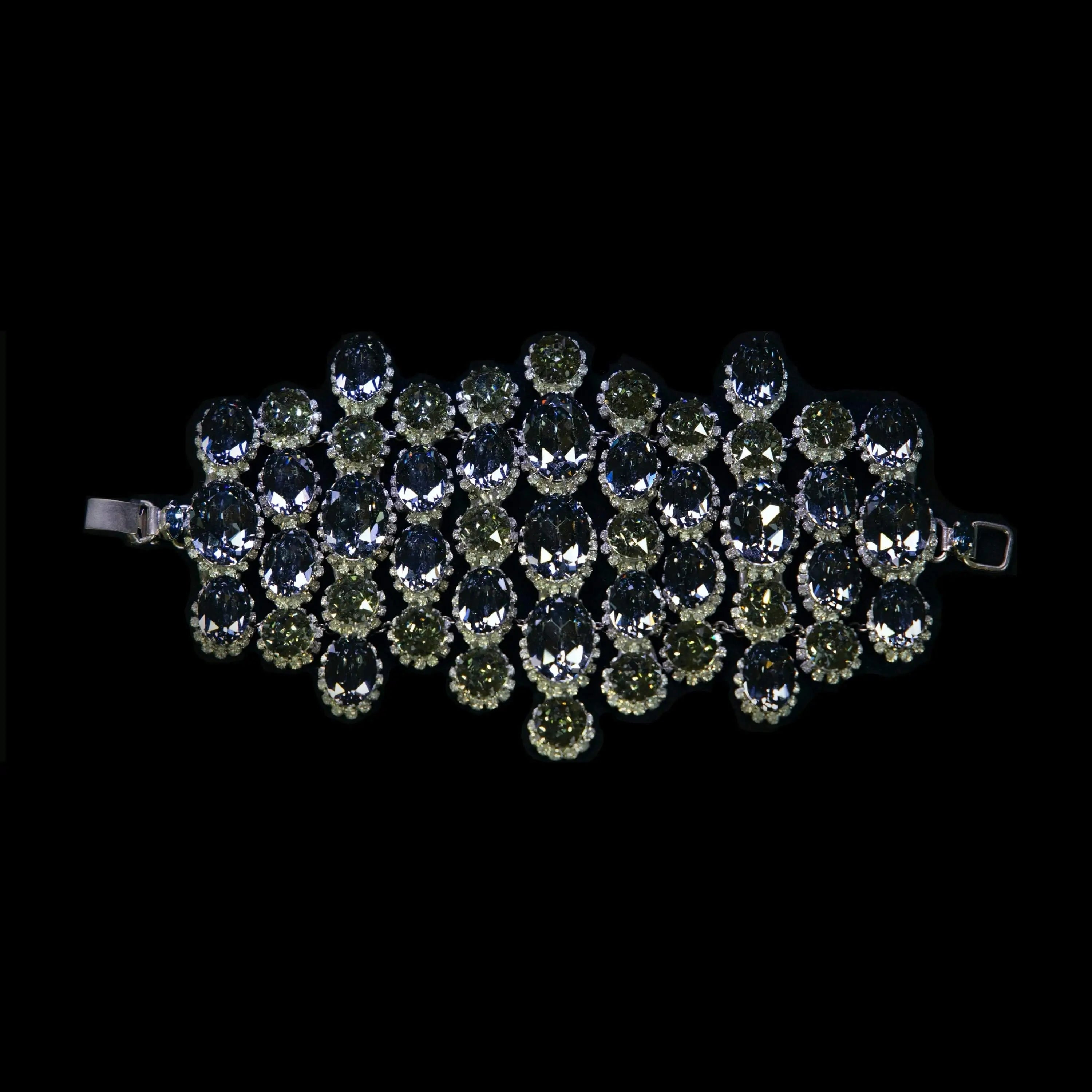 Exclusive Swarovski Crystals Bracelet with metal Ornaments by Kraton Collection