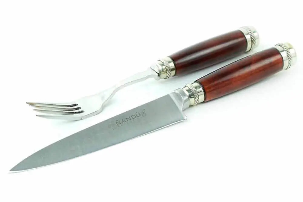 Handmade Steak cutlery set by Quebracho