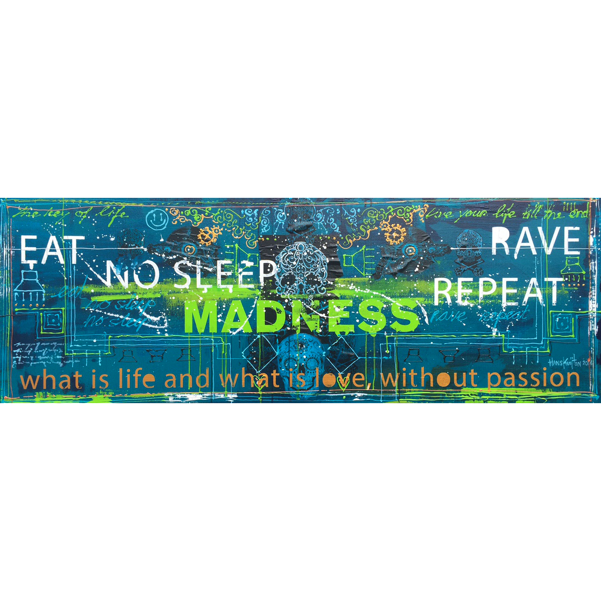 High quality Painting Art Maddness by Hans Kuijten