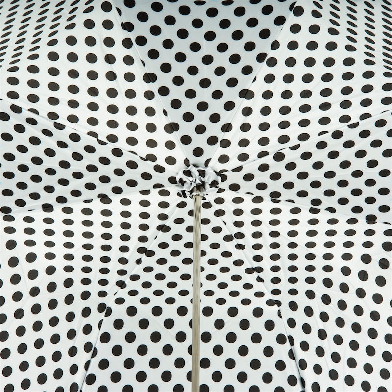 Mouth Umbrella with Polka Dots Interior Double Cloth