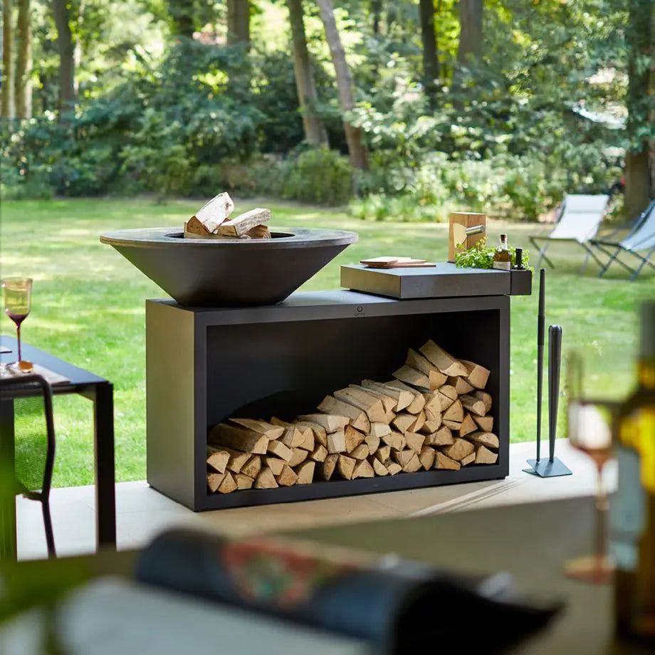 OFYR GRILL Island Black Ceramic Dark Grey 85 or 100