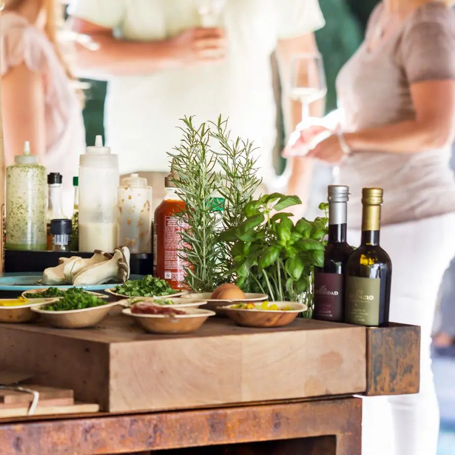 OFYR Grill Island Corten Teak Wood 85 or 100