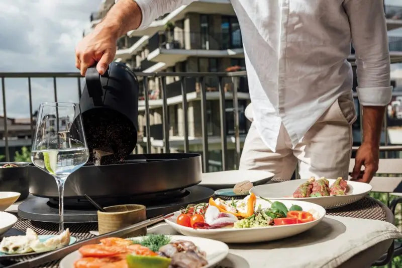 The Stylish OFYR Grill Table heat up quickly