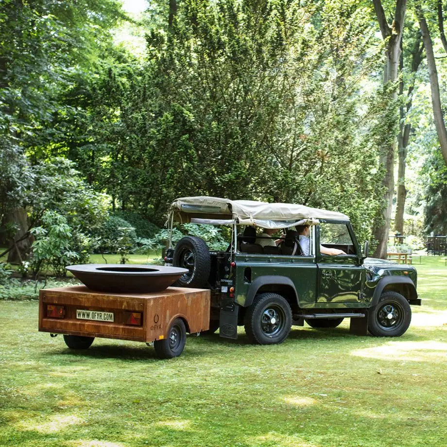 Easily Transportable OFYR Grill Trailer