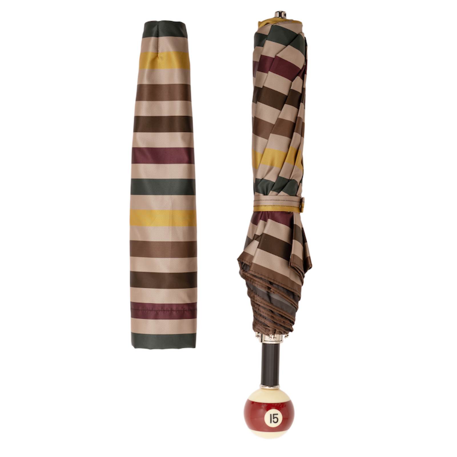 Billiard Pool 15-Ball Folding Umbrella - Umbrella