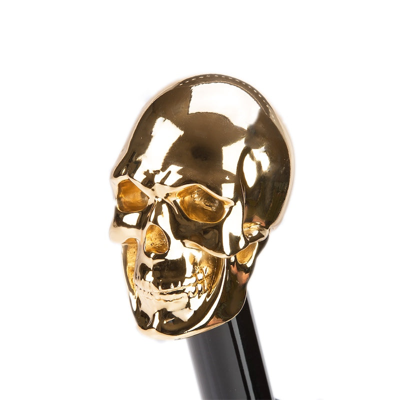 Gold Skull Folding Umbrella - Umbrella