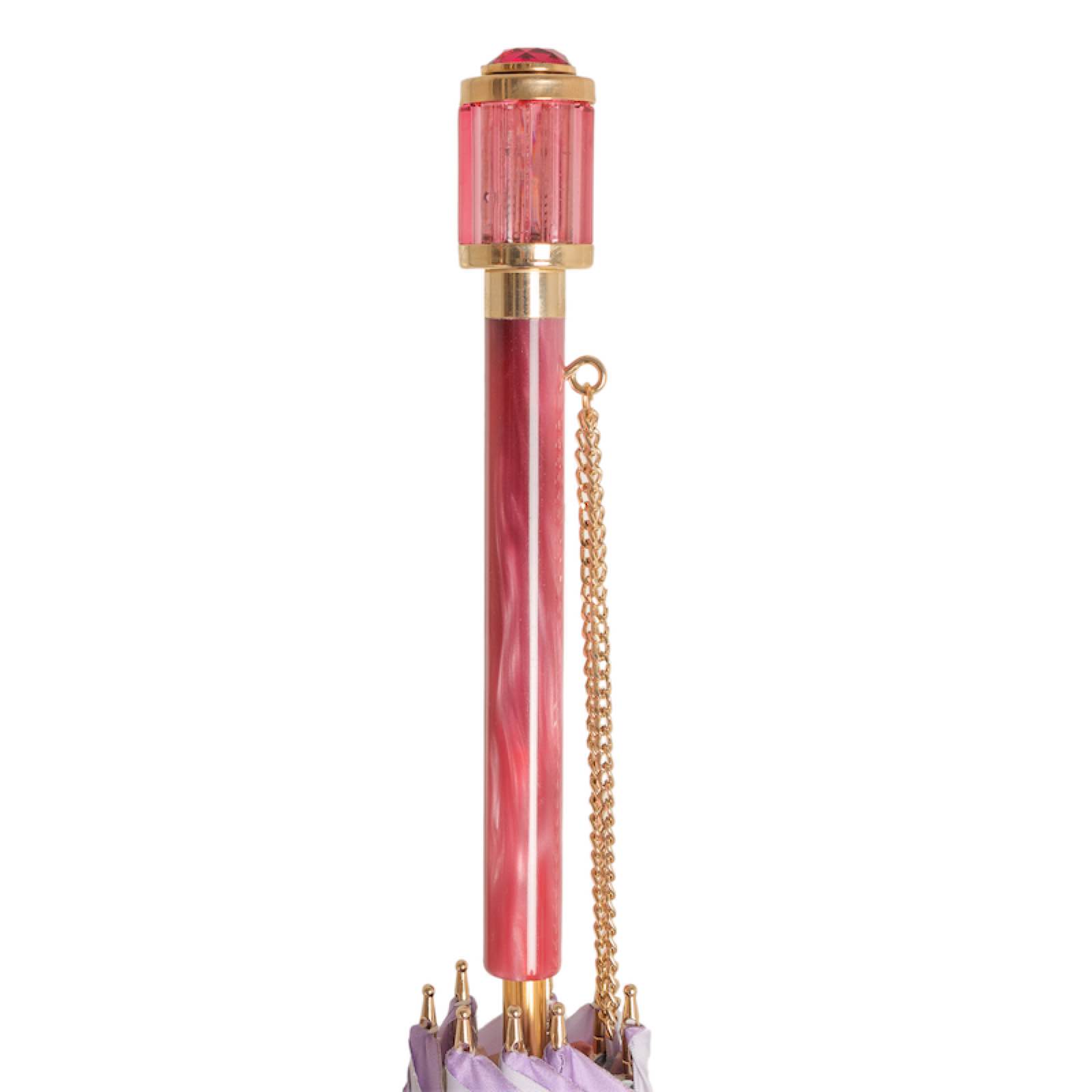 Pink Ombre Umbrella and Flowers inside - Umbrella