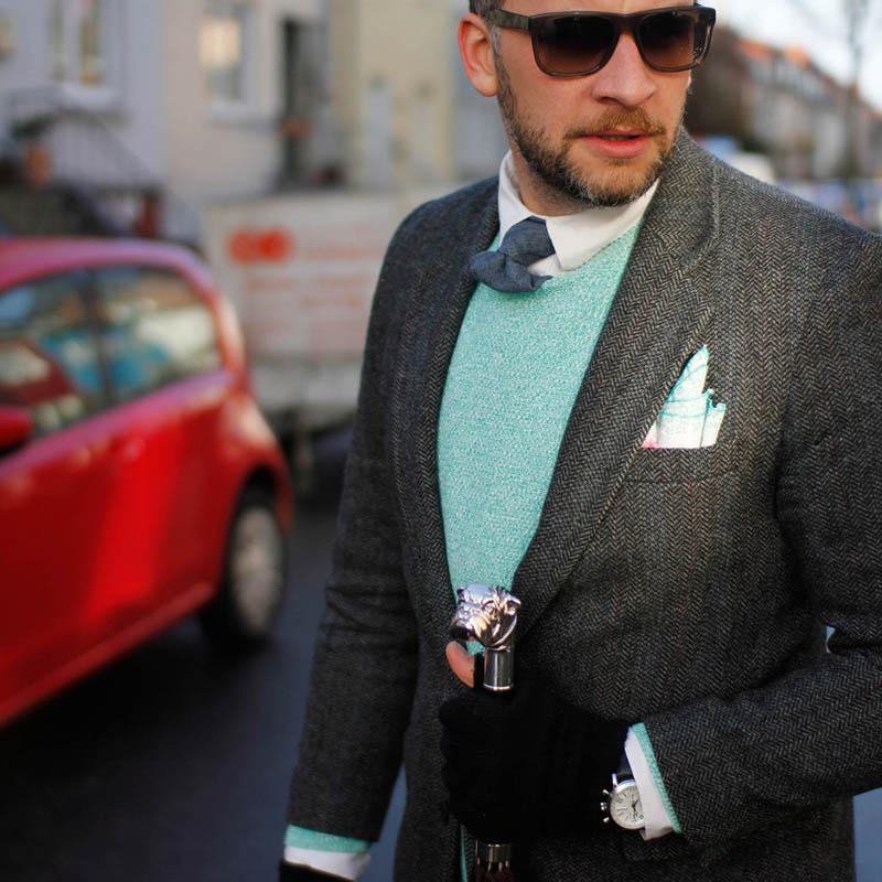 Silver Bulldog Umbrella - Umbrella