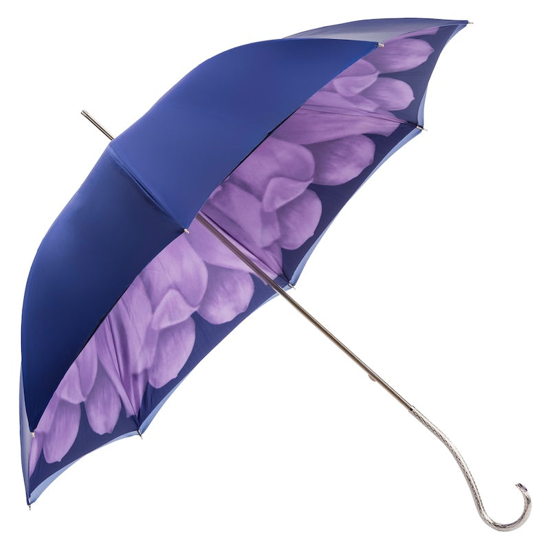 Purple Dahlia Umbrella Double Cloth - Umbrella