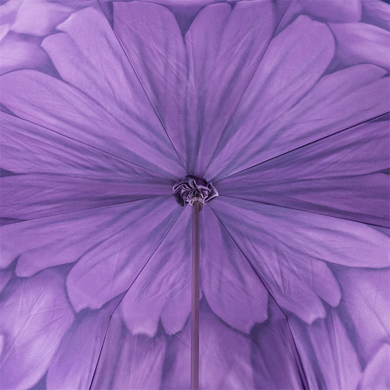 Purple Dahlia Umbrella Double Cloth - Umbrella
