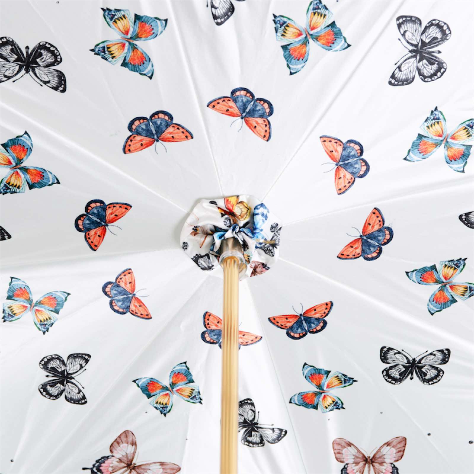 Red Butterfly Umbrella - Umbrella