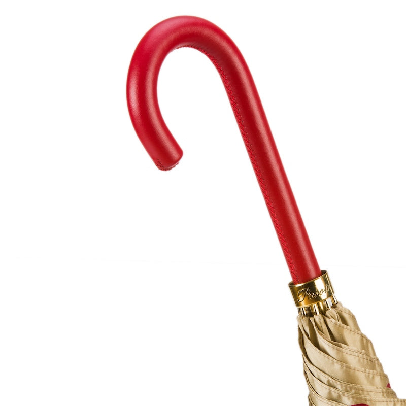 Red Dahlia Umbrella - Umbrella
