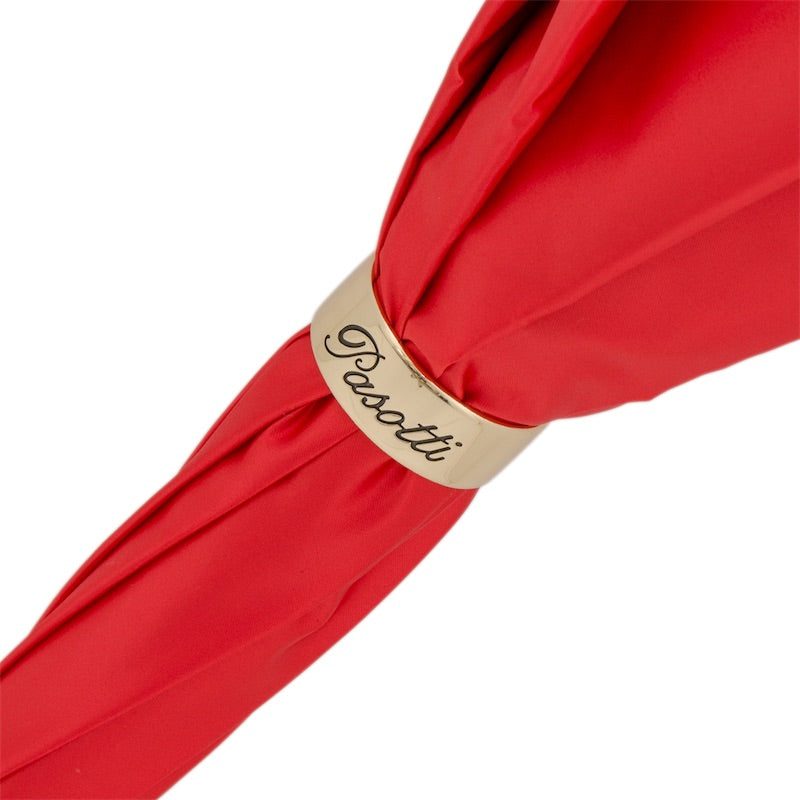Red Leopard Print Umbrella Double Cloth - Umbrella