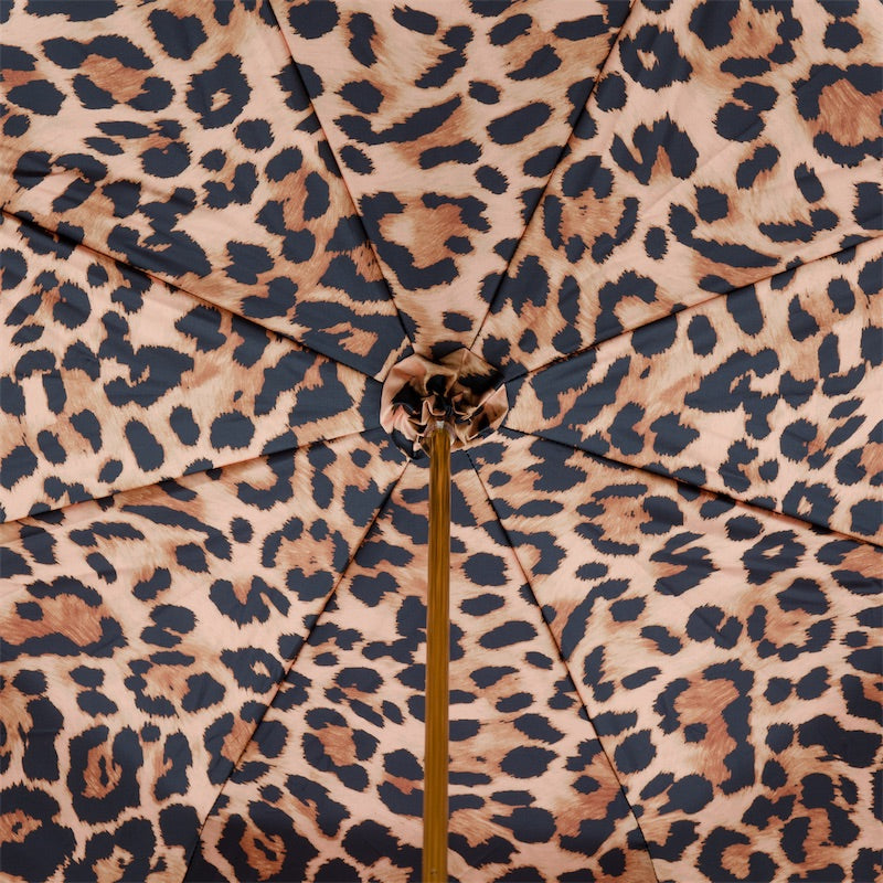 Red Leopard Print Umbrella Double Cloth - Umbrella