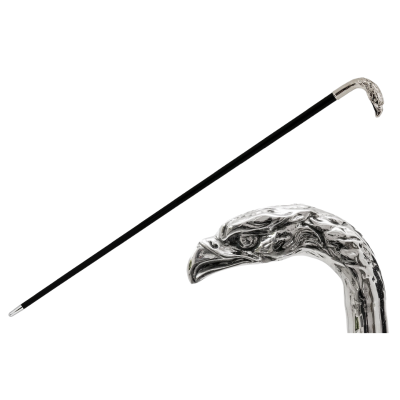 Silver Eagle Cane - Canes
