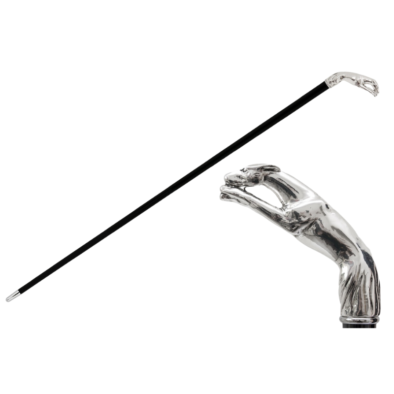 Silver Greyhound Cane - Canes