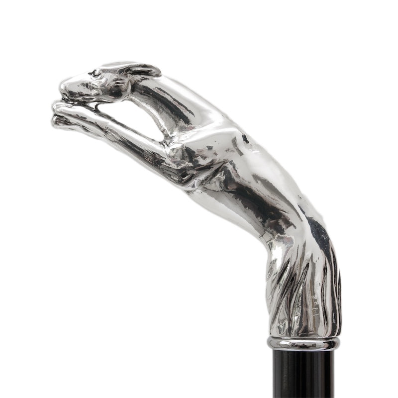 Silver Greyhound Cane - Canes