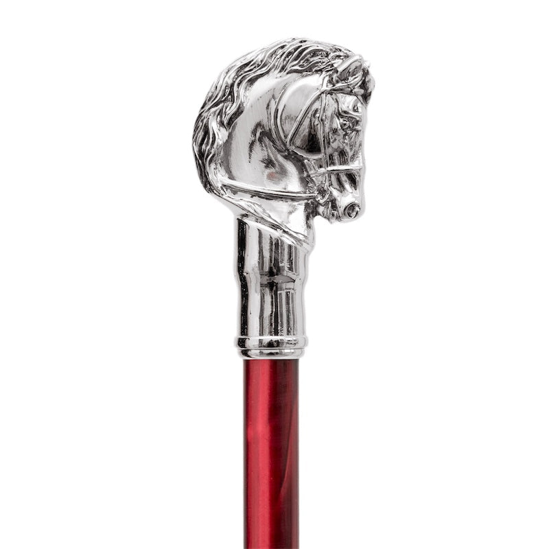 Silver Horse Shoehorn Red Shaft