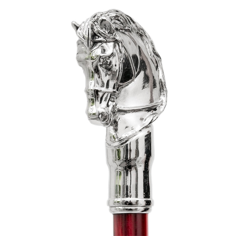 Silver Horse Shoehorn Red Shaft